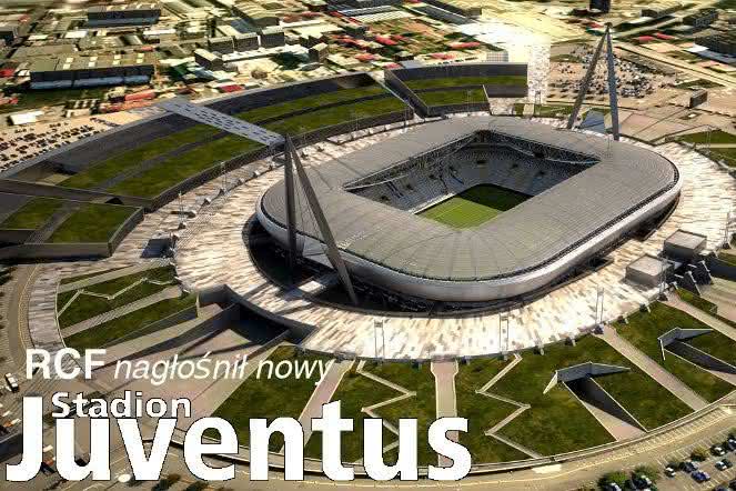 Nagłośnienie RCF na stadionie Juventusu w Turynie 