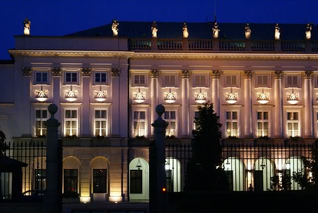 Prolight oświetla Pałac Prezydencki 