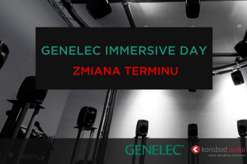 Genelec Immersive Day w Warszawie przełożone! 