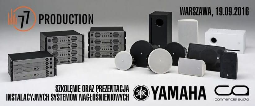Szkolenie oraz prezentacja systemów Yamaha 