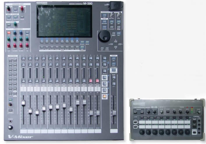 M-380 i M-48 RSS by Roland - V-Mixer i Live Personal Mixer 