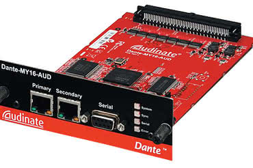 Nowa wersja karty Audinate Dante-MY16-AUD Mini-YGDA 