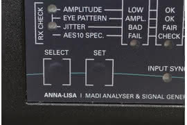 ANNA-LISA - tester połączeń/sygnałów MADI