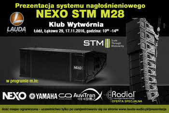 Prezentacja systemu liniowego NEXO STM M28 