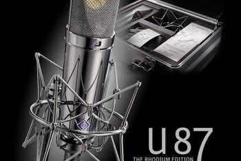 Neumann U 87 Rhodium Edition – mikrofon rzadszy niż złoto 