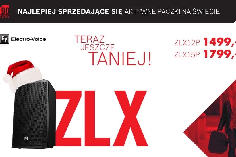 Promocja na kolumny aktywne Electro-Voice ZLX 