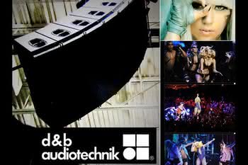 D&b audiotechnik na scenie z Lady Gaga 
