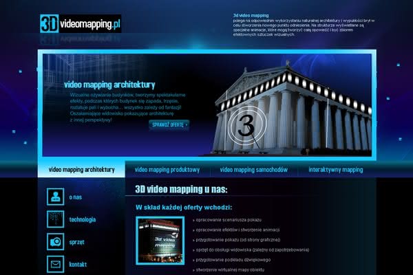 Startuje platforma 3DvideoMapping.pl 